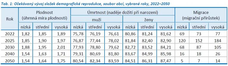 Demografická studie 2022