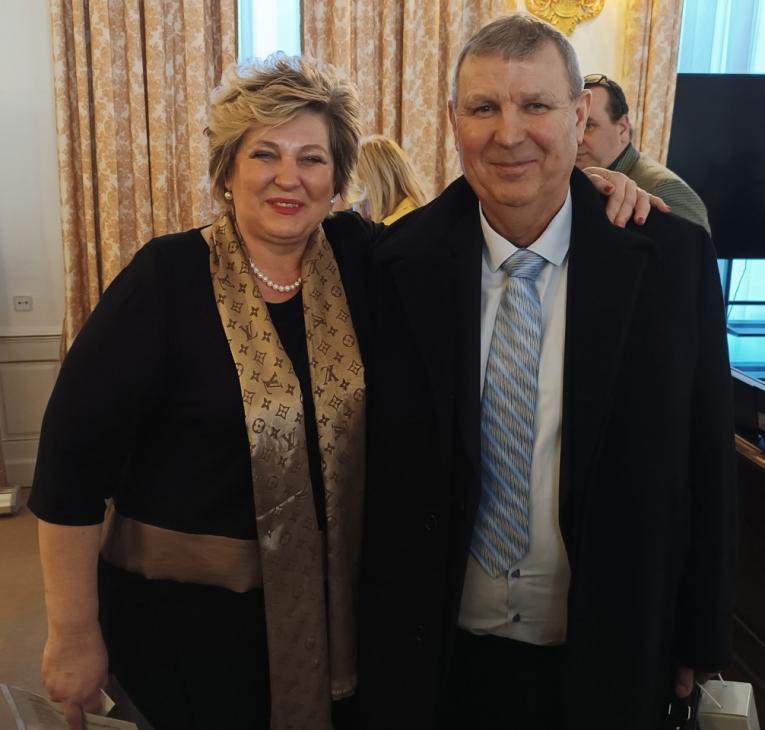 1.místopředsedkyně PS PČR Věra Kovářová a předseda DSO LOŠBATES Josef Řehák